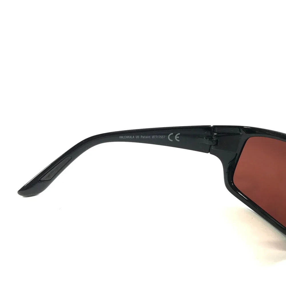 Maui Jim Sunglasses HALEAKALA MJ419-02 Gloss Black Frames w/ Maui Rose Lenses